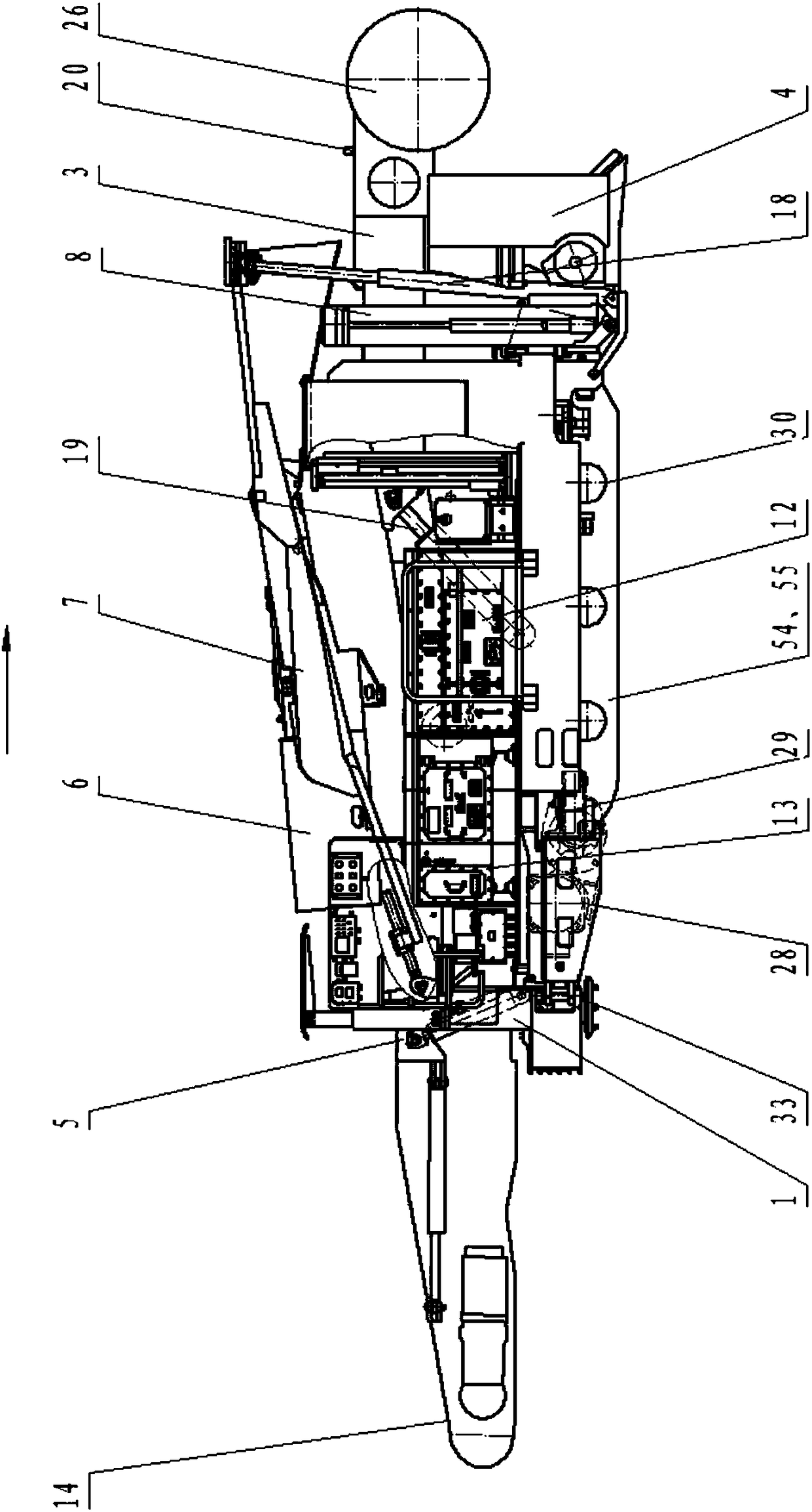 Tunneling and anchoring machine capable of achieving one-time tunneling and tunneling and anchoring parallel operation