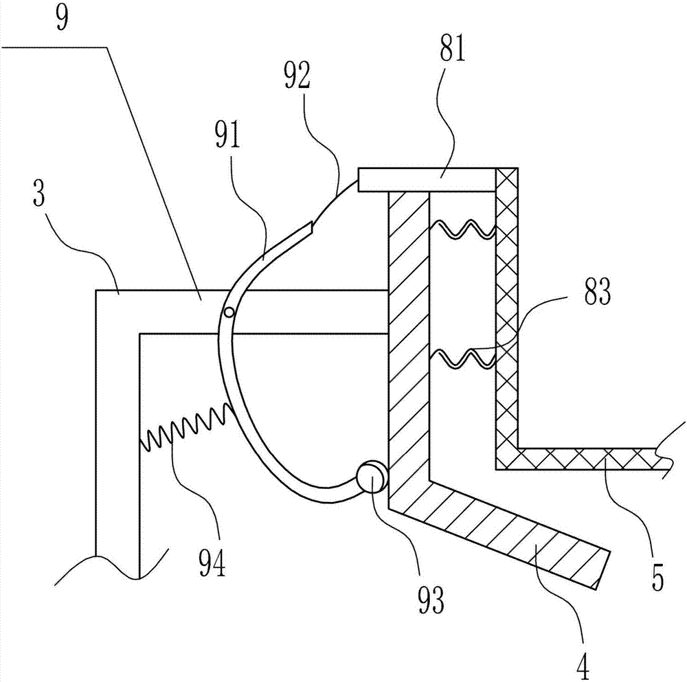 Concrete raw material screening equipment for bridge guardrail pouring