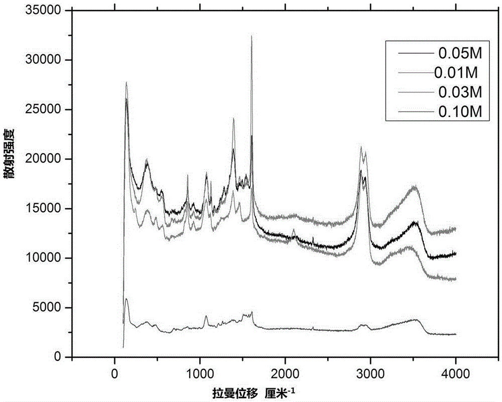 Preparation method for Raman enhancement substrate