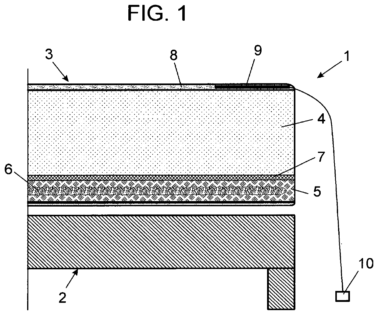 Rest assembly for recovering the geoelectric field