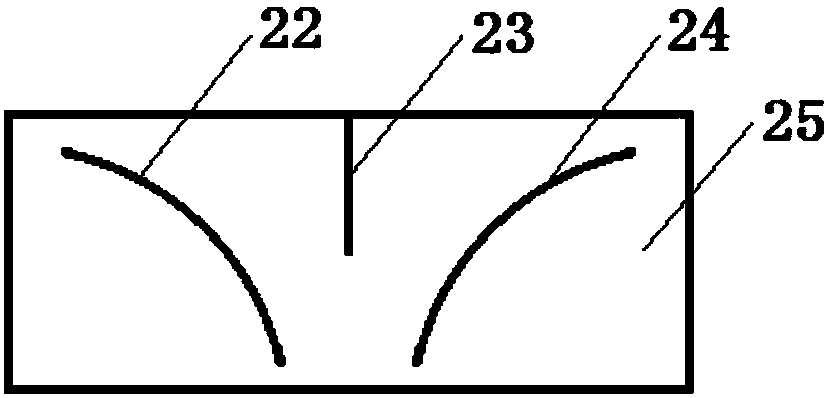 Four-connection packaging box