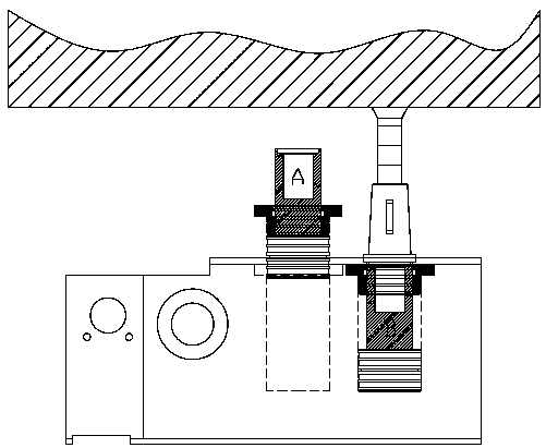 Quickly replace the cylinder rod of the bending cylinder and the operation method of the gland seal