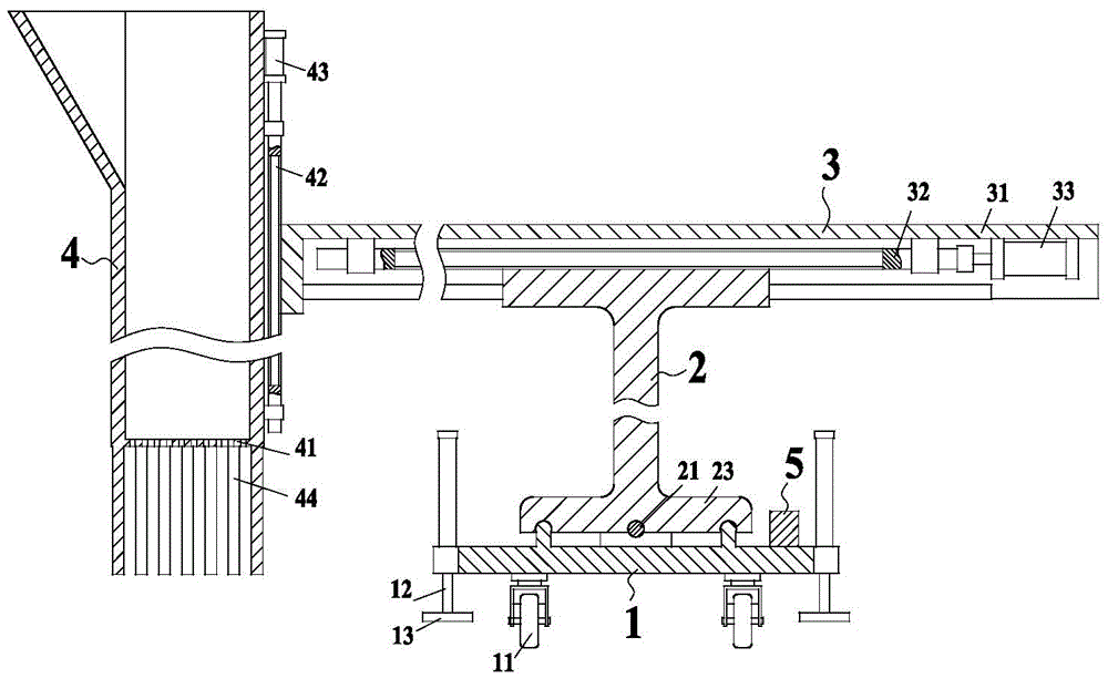 White spirit brewing retort loading dispersing machine suitable for multiple types of liquor retorts