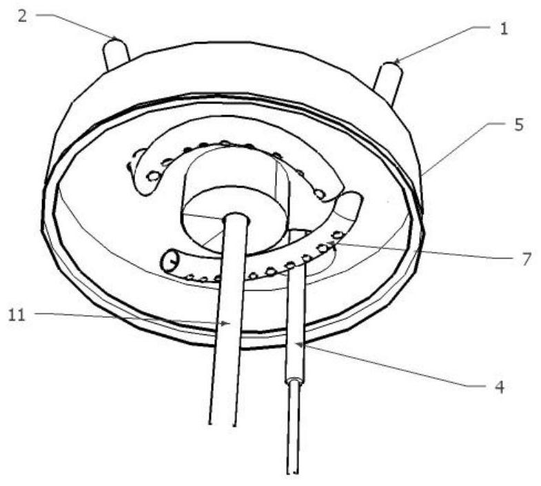 Rotary ultrasonic-microwave combined microfluid extraction equipment