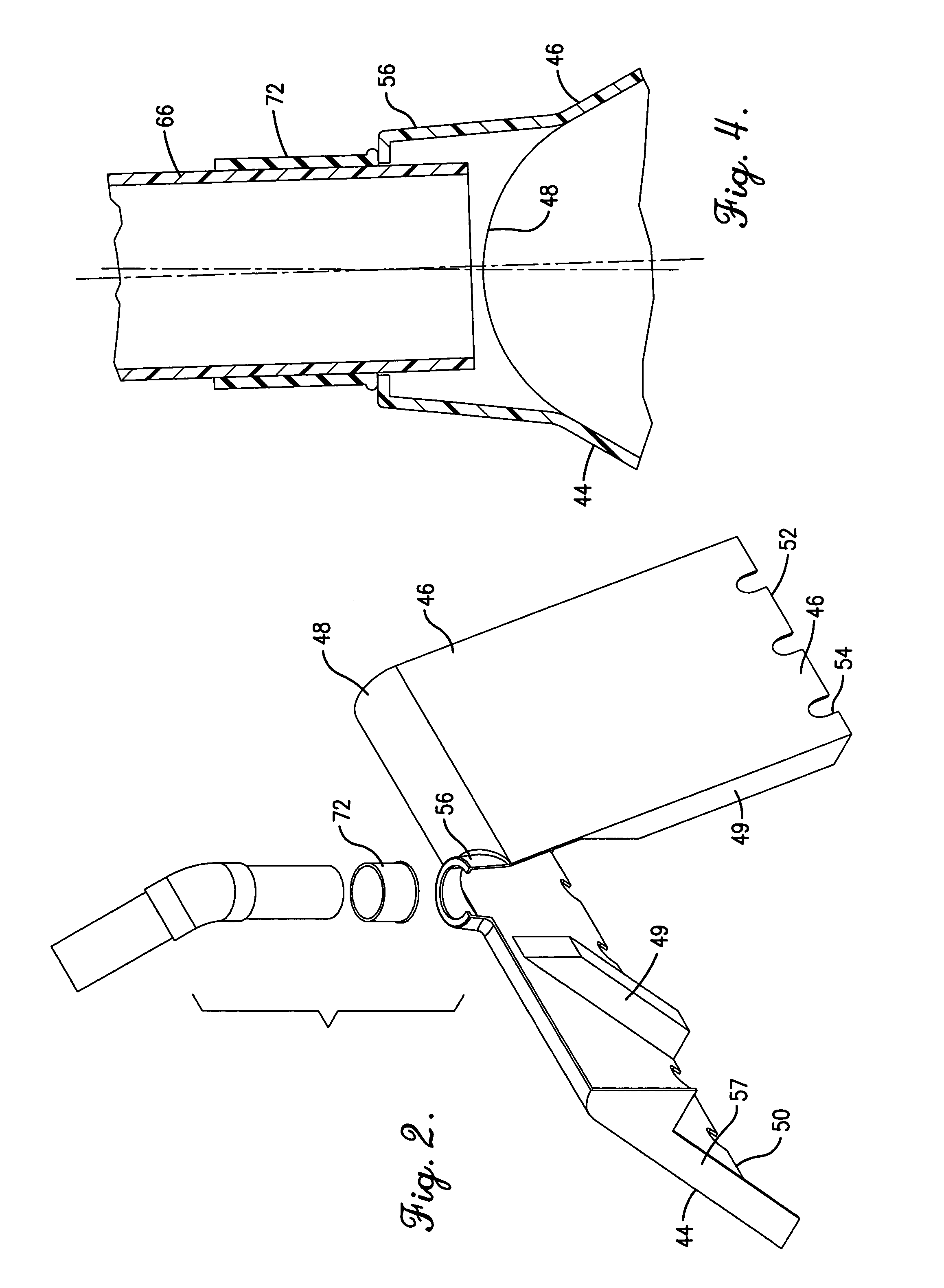 Sedimentation removal assembly for flow-through sedimentary tank