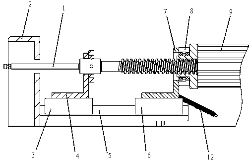 Car instrument panel support beam welding centering positioning device