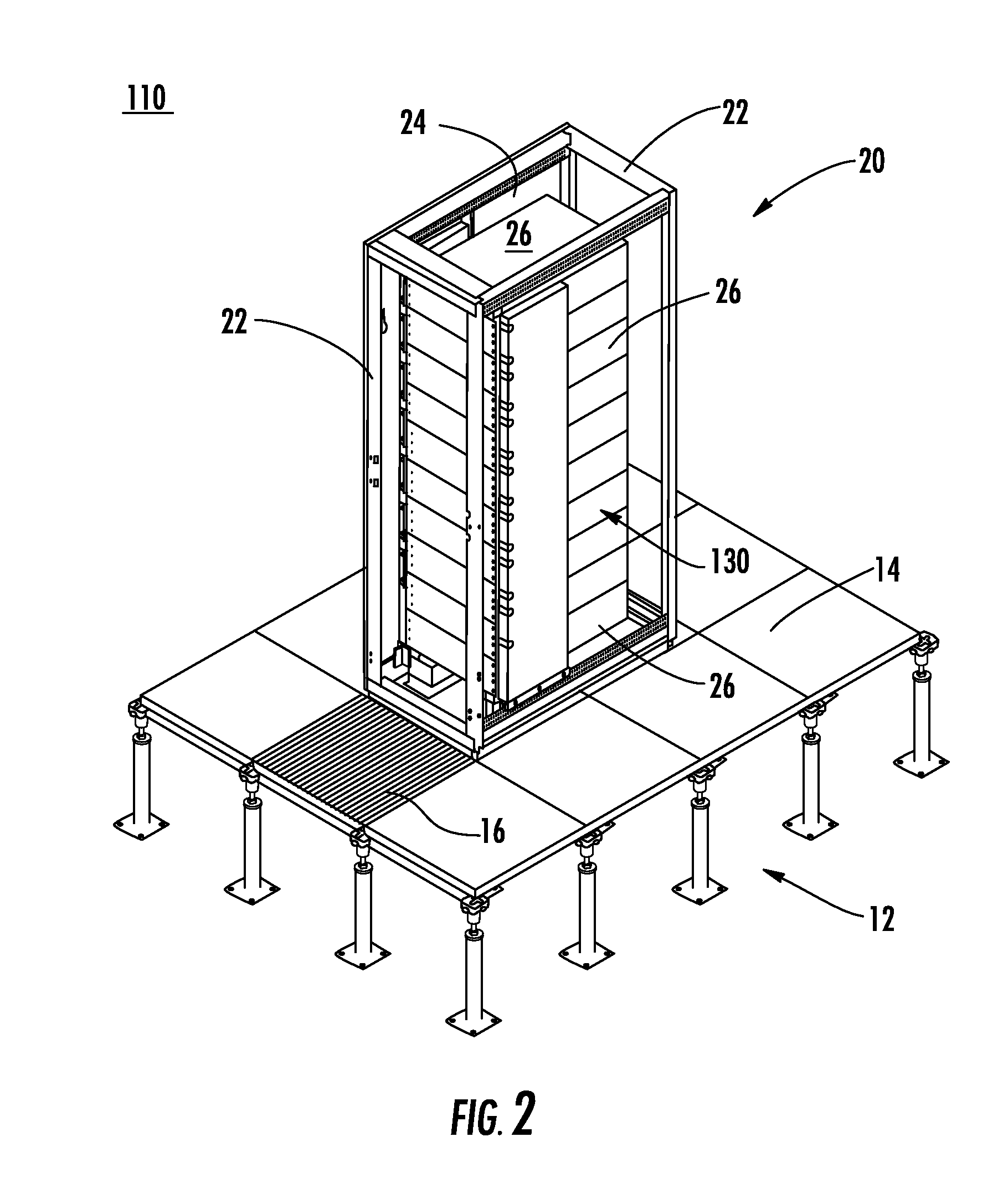 Selectively routing air within an electronic equipment enclosure