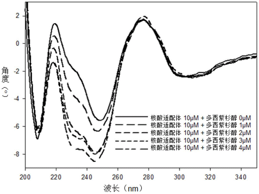 A kind of nucleic acid aptamer of docetaxel, nucleic acid aptamer derivative and use thereof