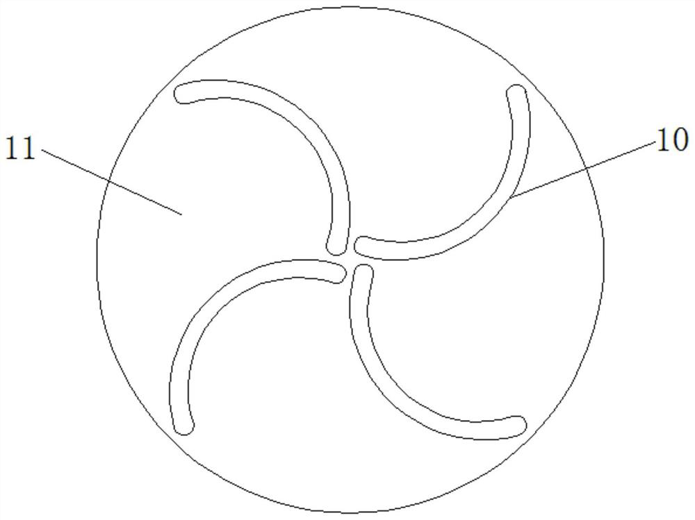 A cable grounding device using the principle of ratchet positioning