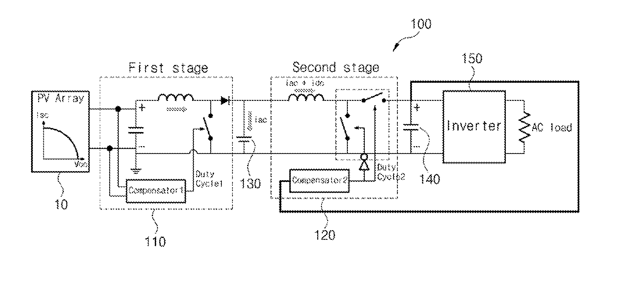 Power converter for eliminating ripples