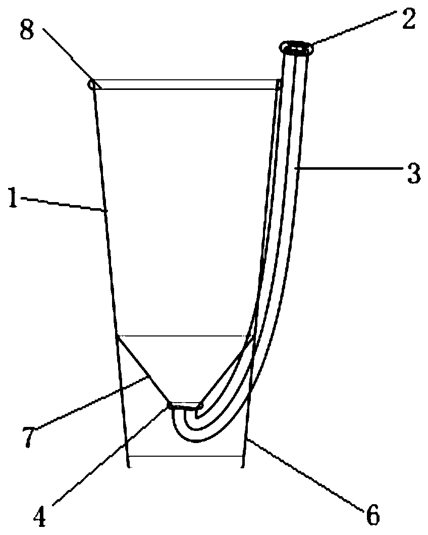 Portable environment-friendly straw cup