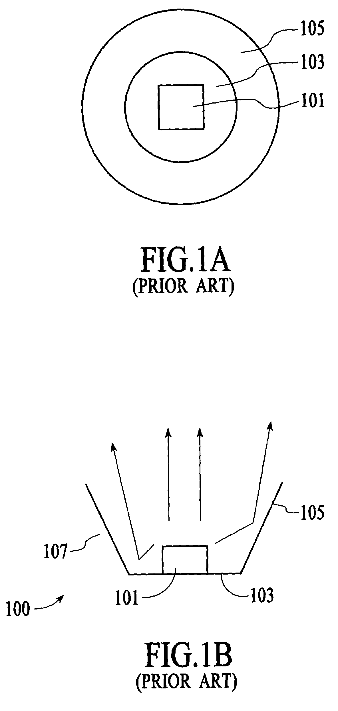 Light emitting device with adjustable reflector cup