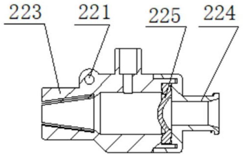 Conveying device of atrial shunt