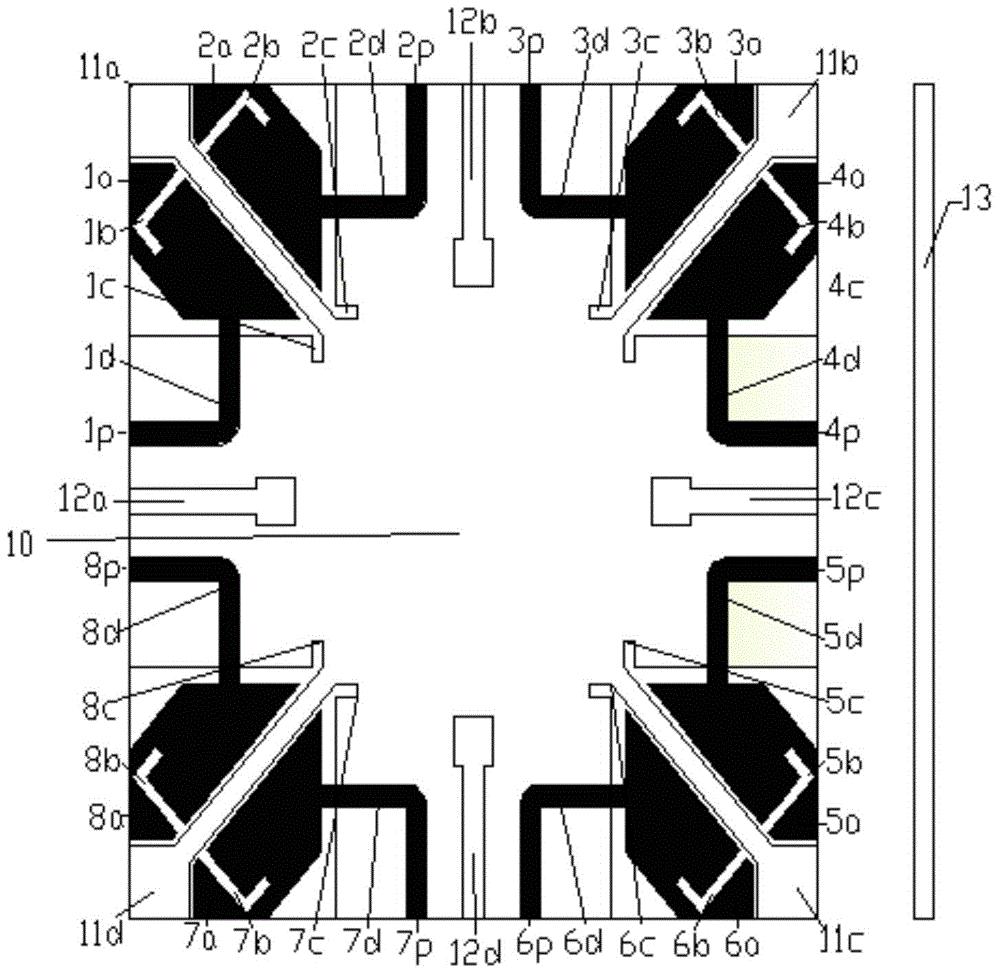 Eight-element ultra wide band MIMO antenna