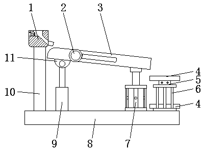 Automatic quartz wafer angle sorting device