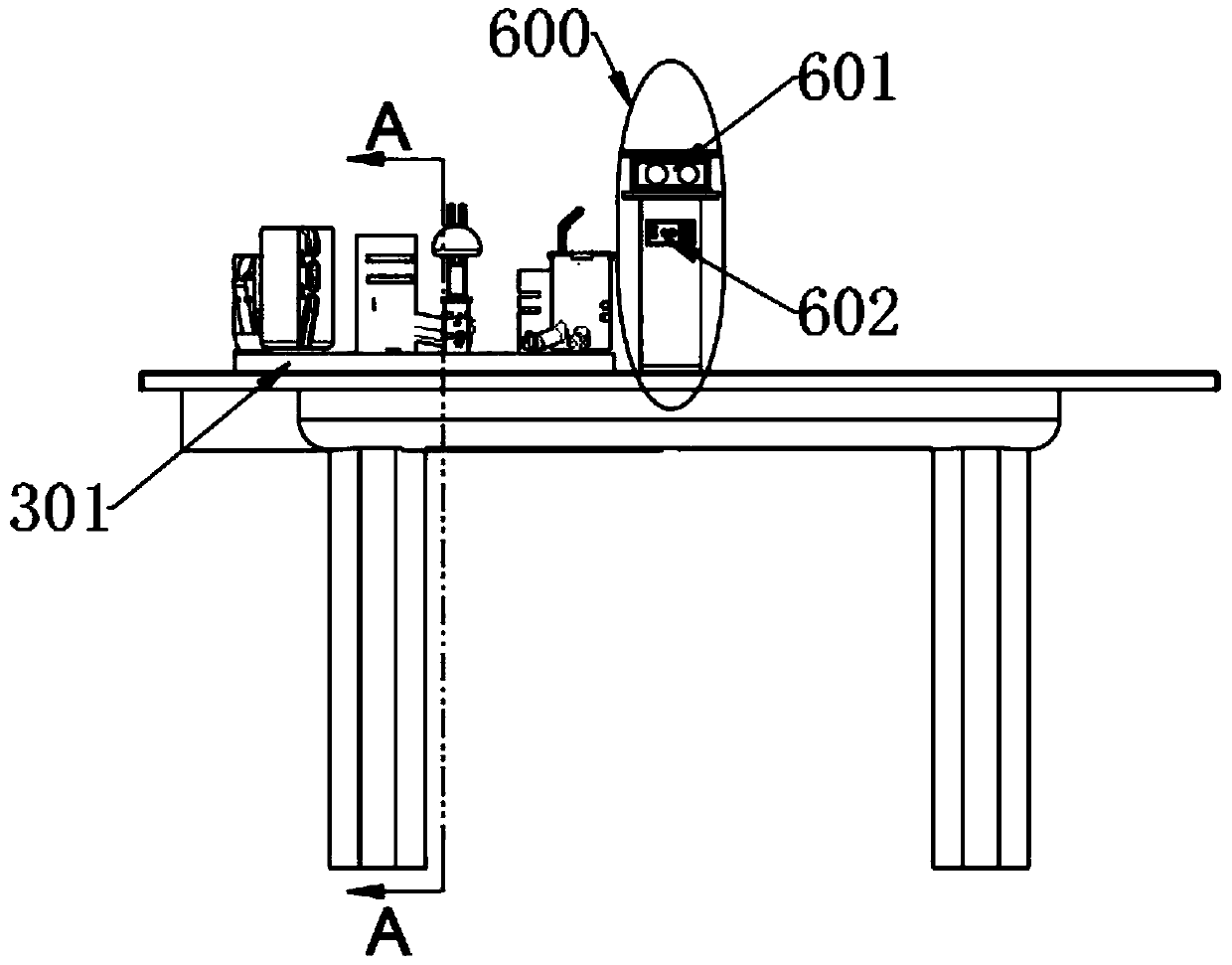 Manipulator system and working method for assisting upper limb disabled people to eat and drink