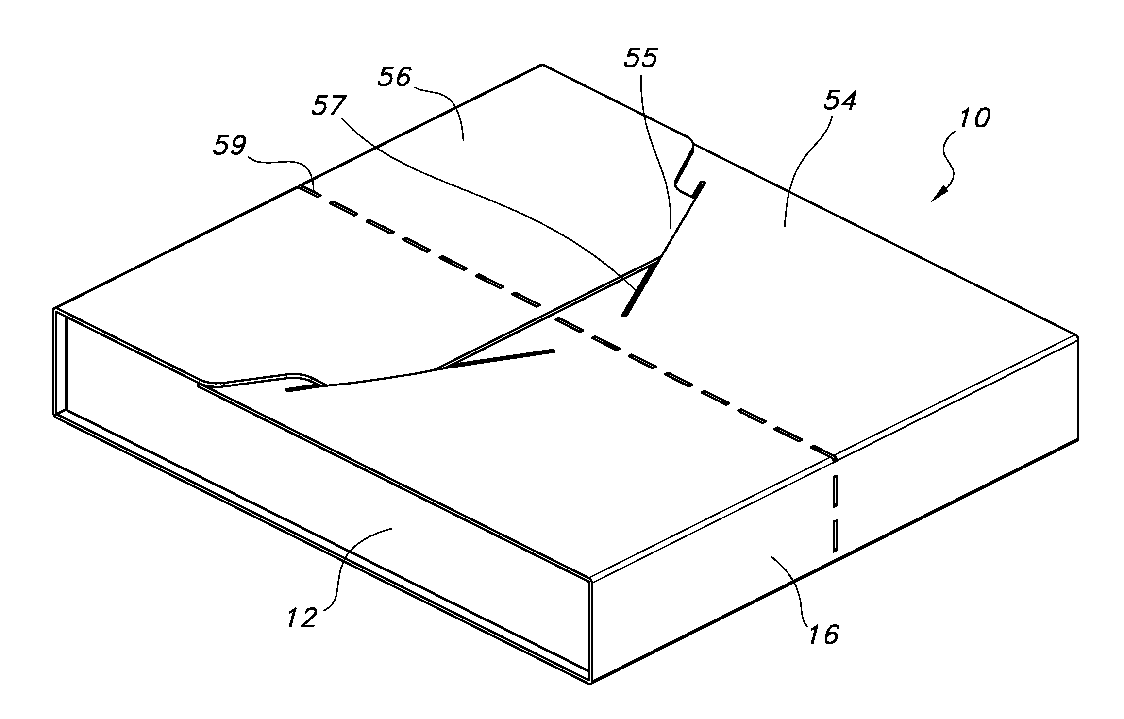 Package assembly for supporting a pair of consumable product packets