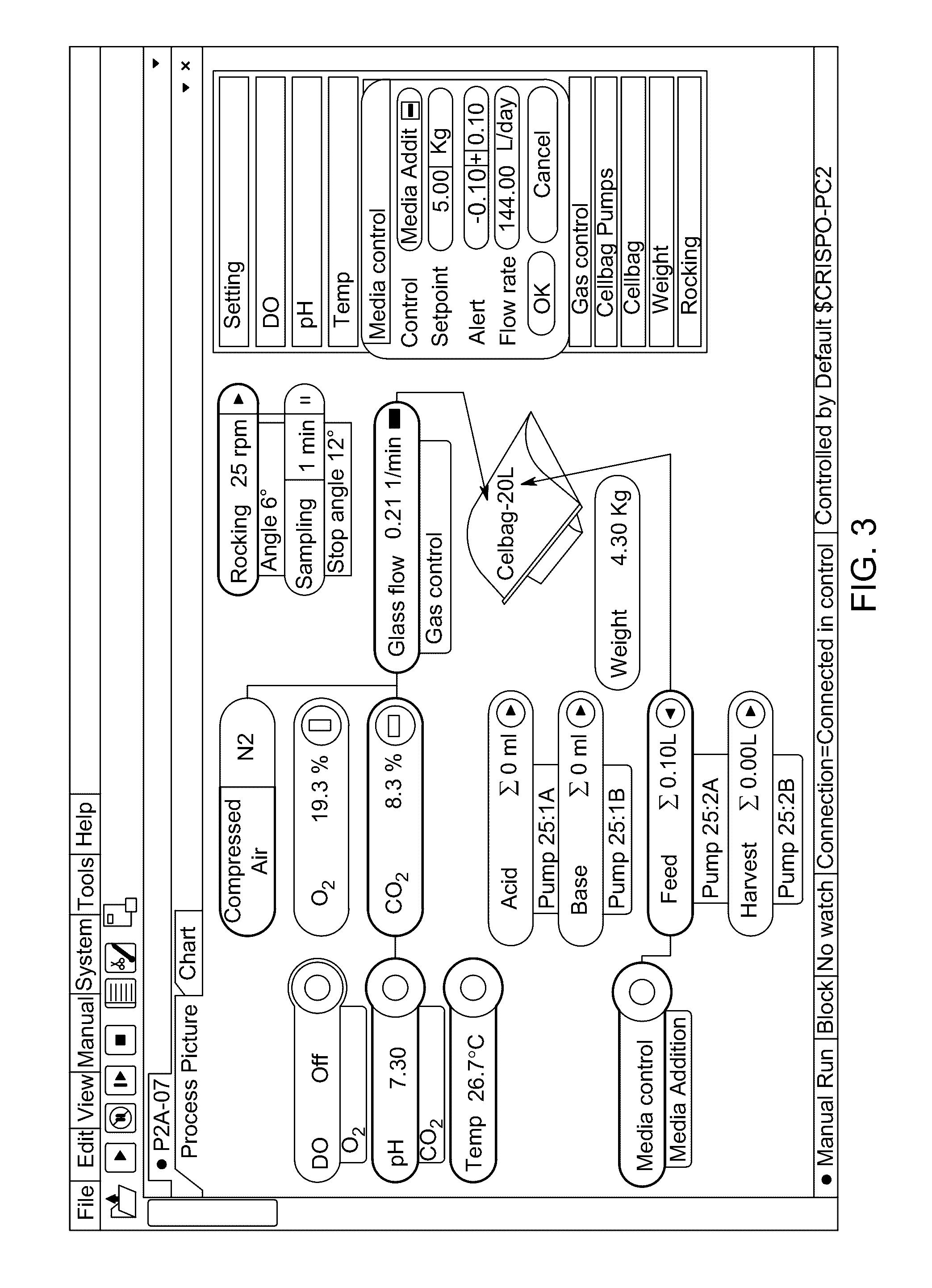 Pluripotent stem cell expansion and passage using a rocking platform bioreactor