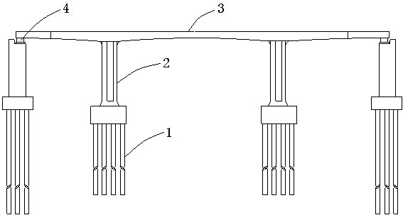 Swivel bridge with vibration isolating function and construction method of swivel bridge