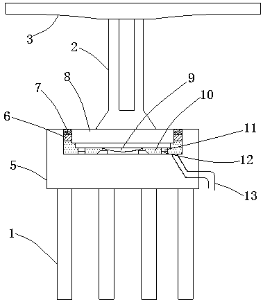 Swivel bridge with vibration isolating function and construction method of swivel bridge