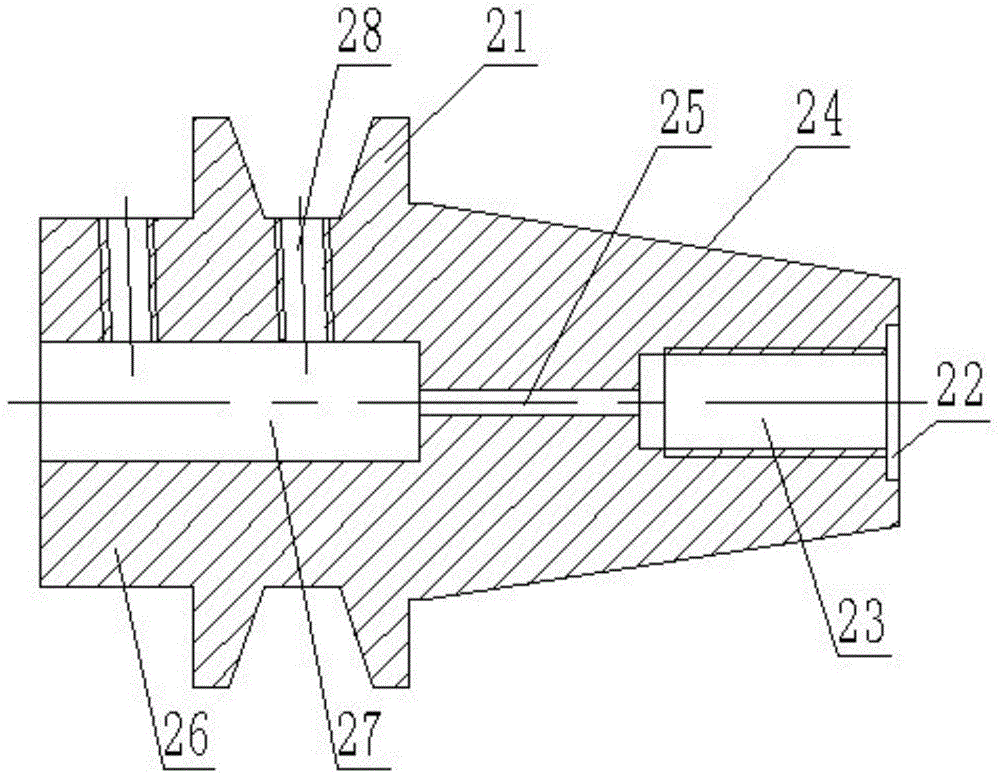 High-precision deep hole combination drill and machining method thereof