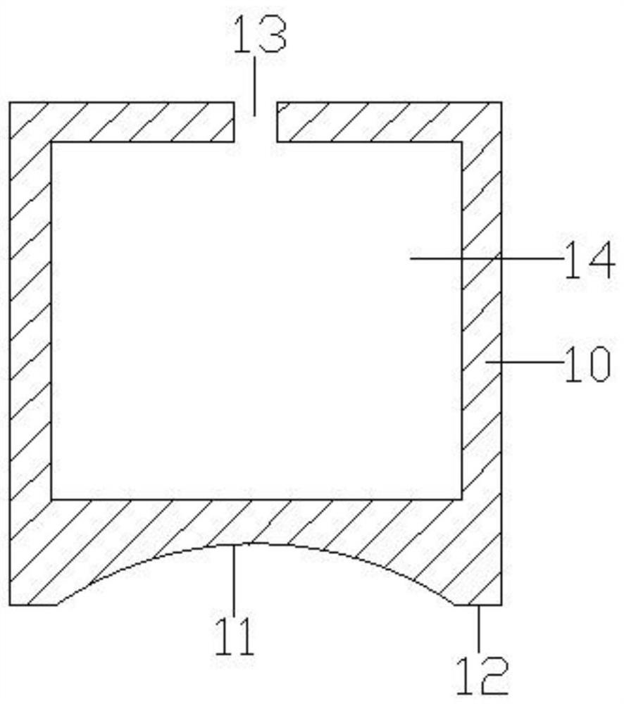 Self-focusing ultrasonic transducer, floor mopping robot and acoustic impedance calculating method