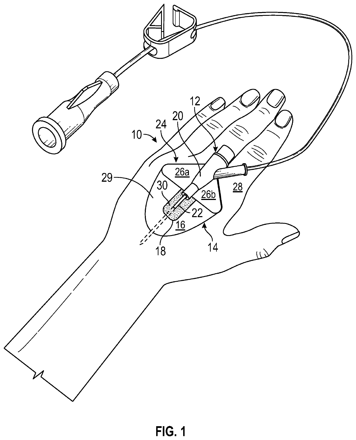 Integrated vascular access device and anchor pad