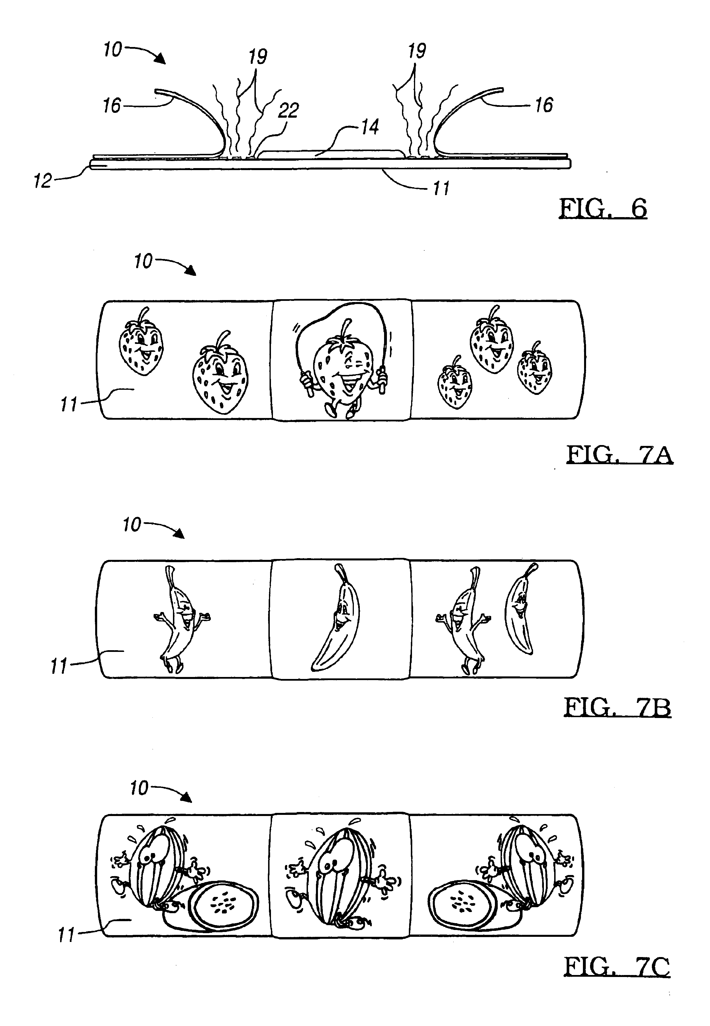 Method for forming a scented adhesive bandage