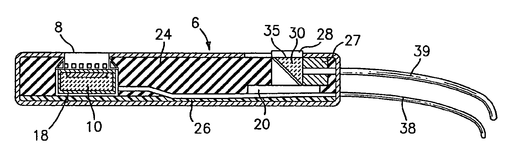 Laser diode optical transducer assembly for non-invasive spectrophotometric blood oxygenation