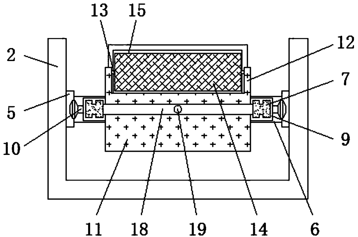 Wall brushing device for building construction with height adjustment function