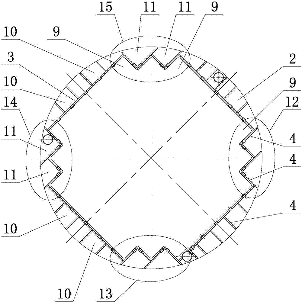 Manufacturing method of hollow ring member