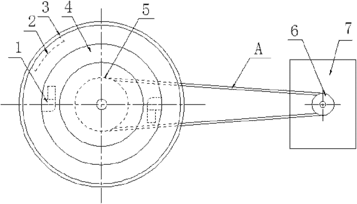 Method and device for simulating multi-rush fracture toughness of well drilling working condition