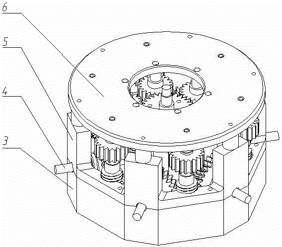 Worm and gear type wind turbine blade adjusting mechanism