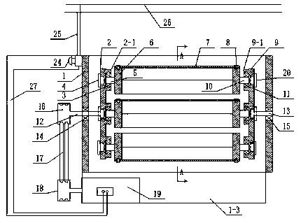 Shot blasting machine for removing metal edges and corners