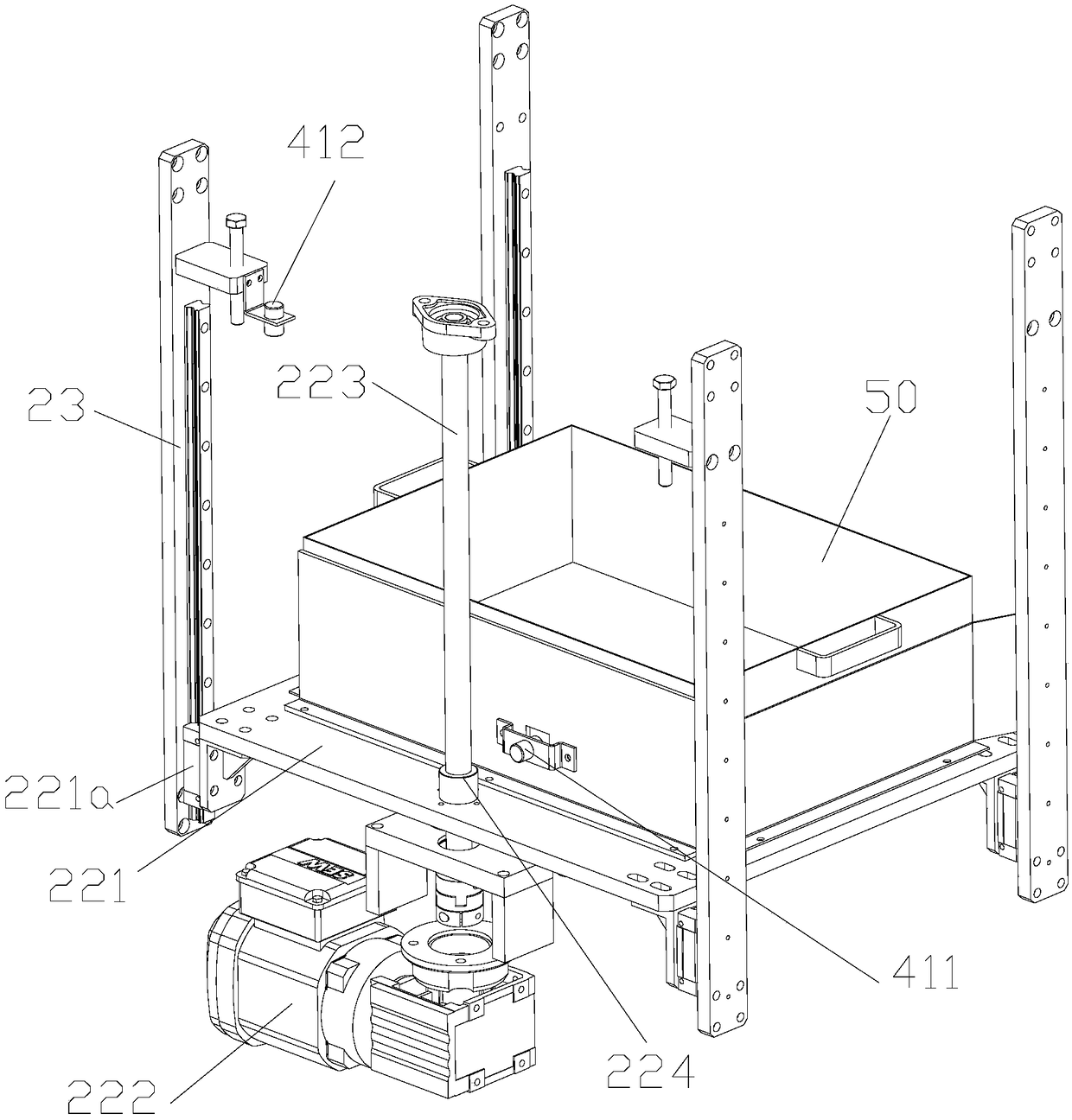 Feeding device and production system