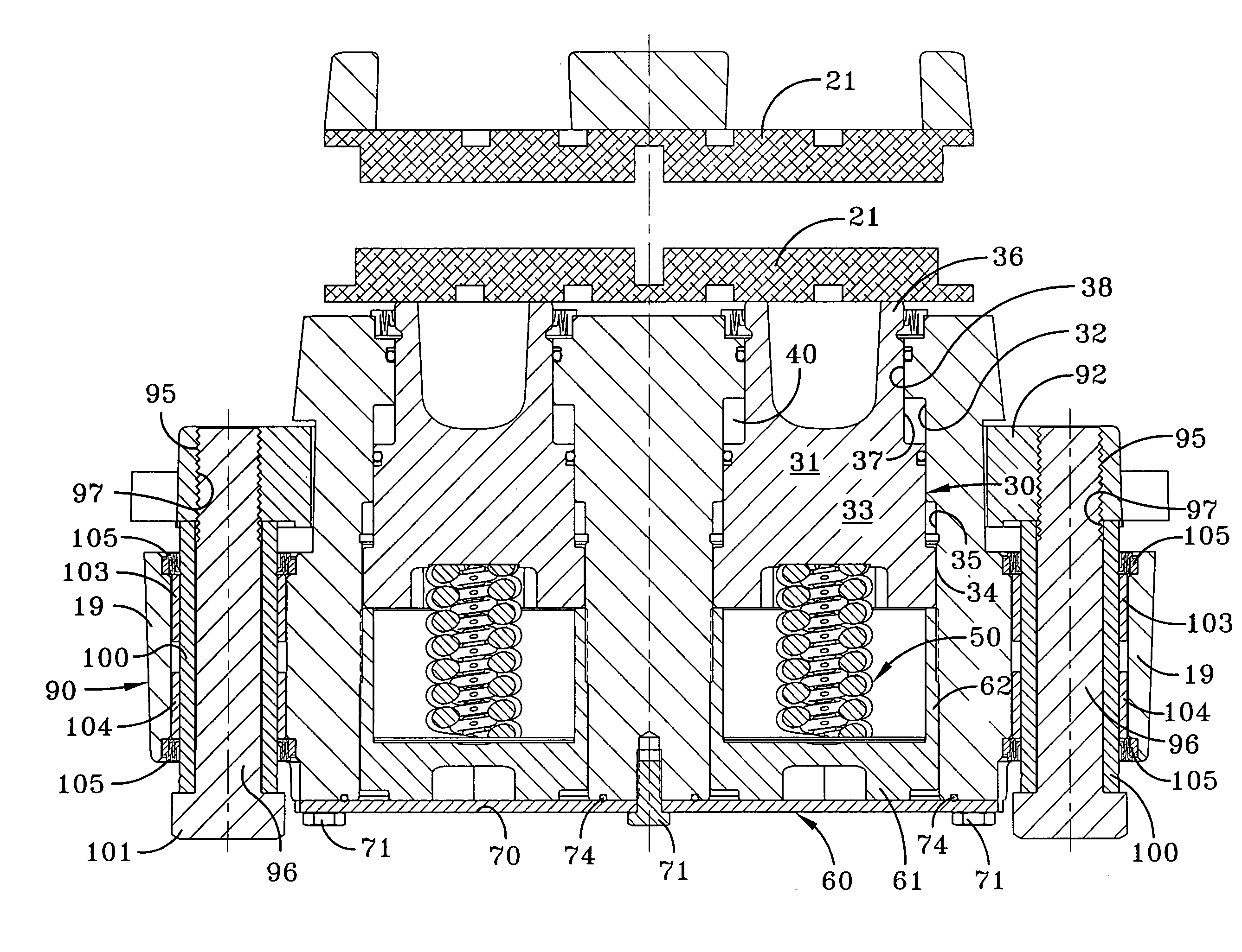 Caliper brake system