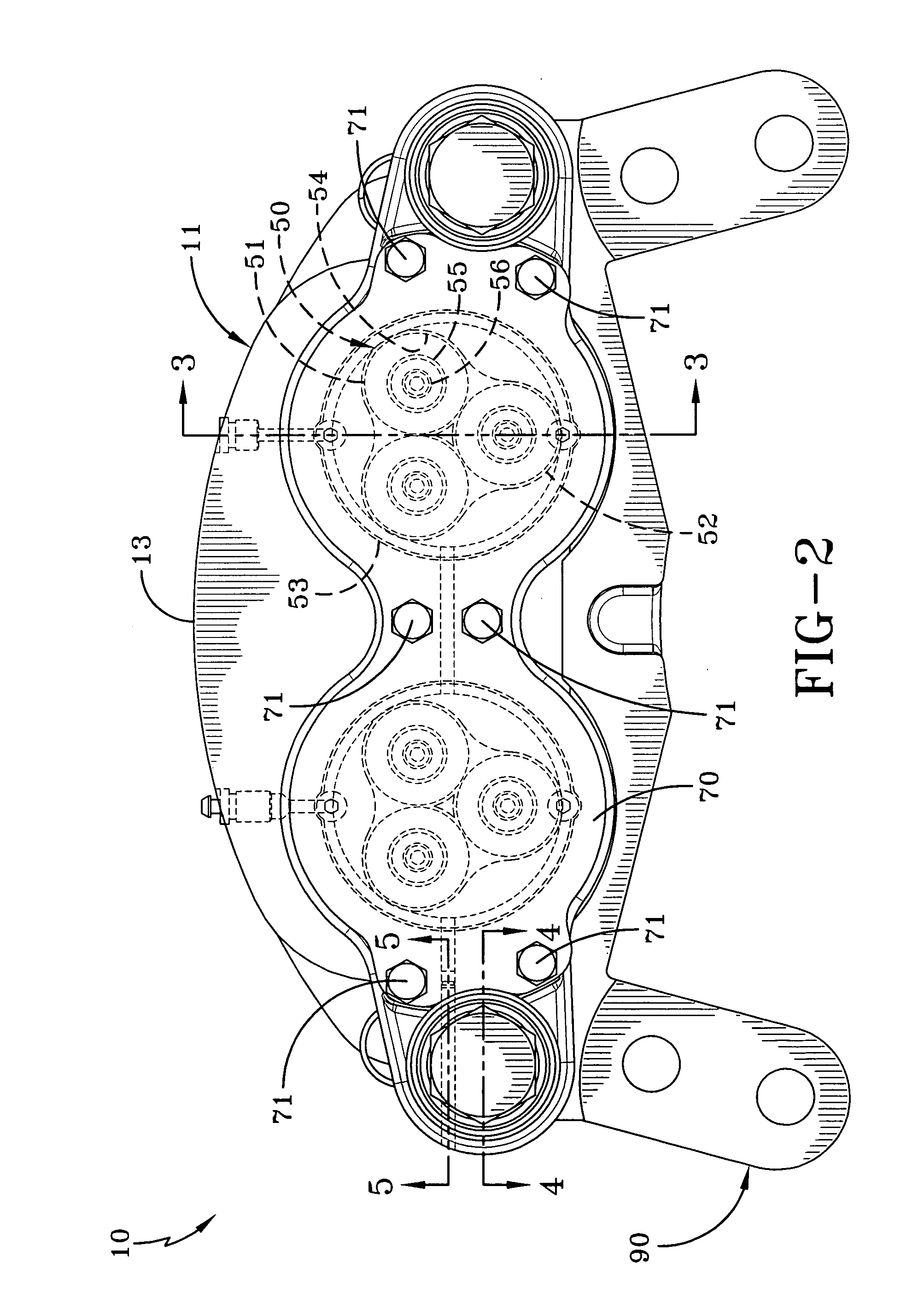 Caliper brake system