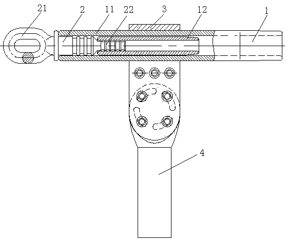 Adjustable strain clamp