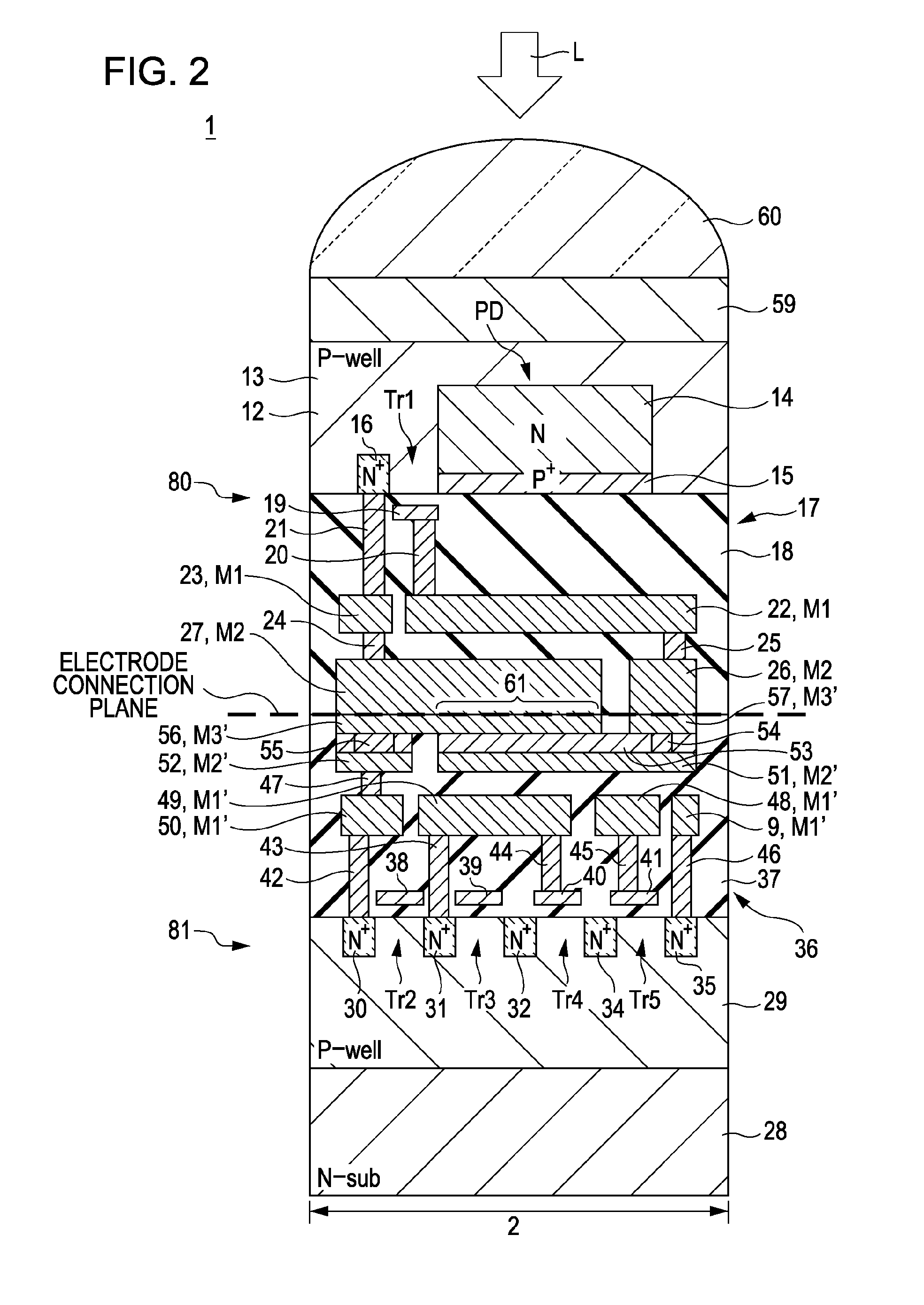 Solid-state imaging device, method of manufacturing the same, method of driving the same, and electronic apparatus