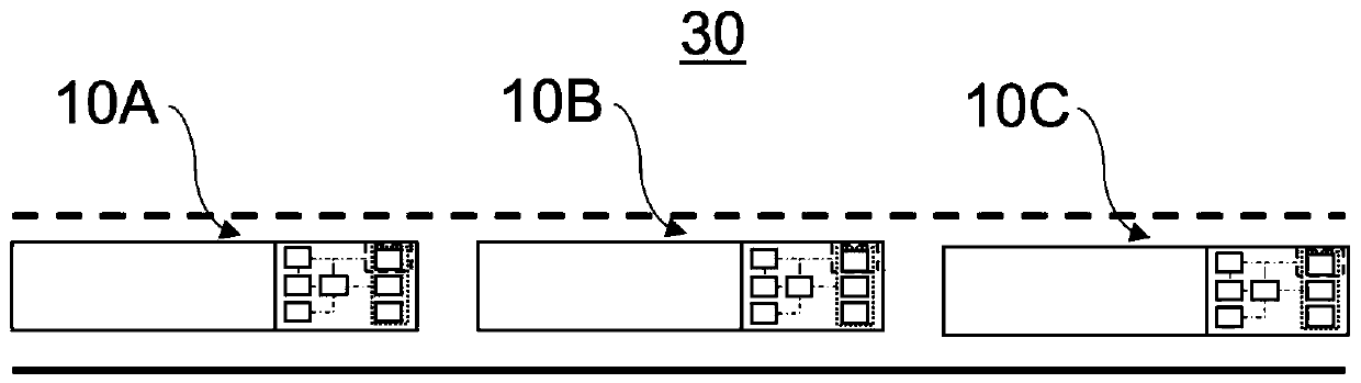 Method for automatic transverse guidance of follow vehicle in vehicle platoon