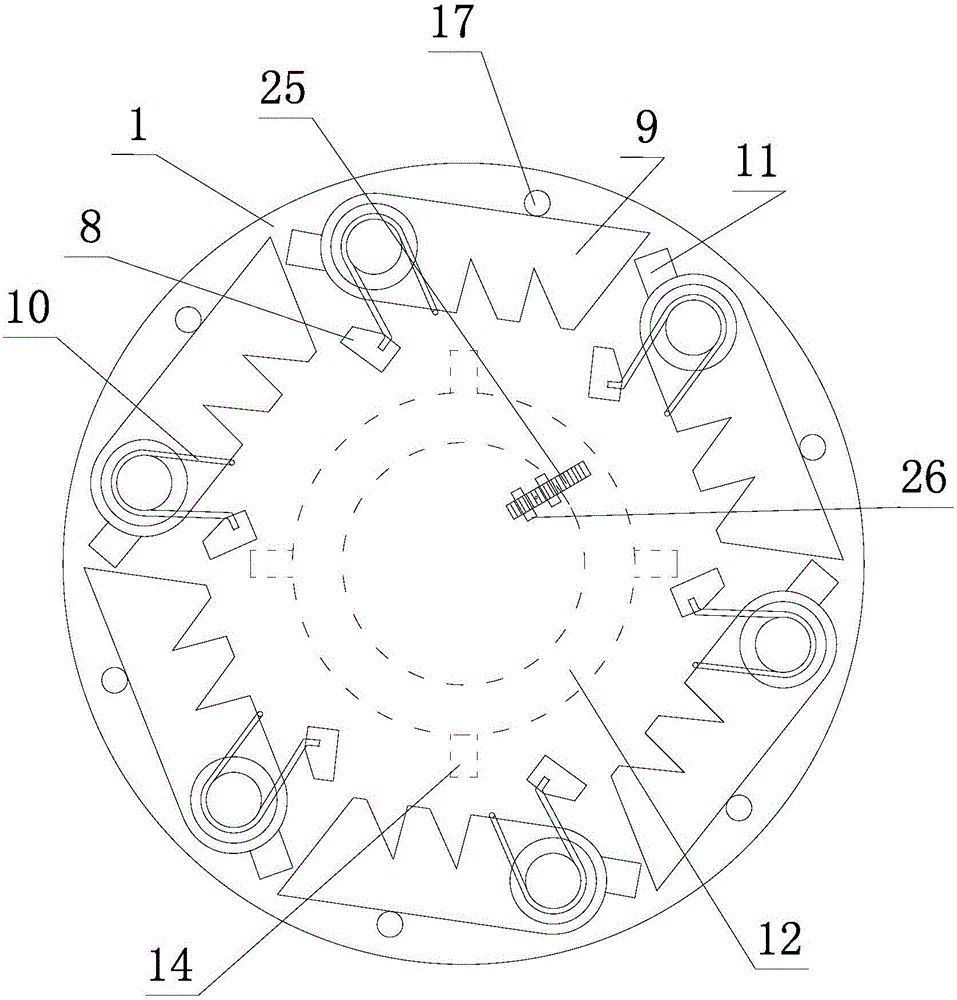 Embedding device for anchoring disc for measuring thickness of unstable layer of swelling soil slope