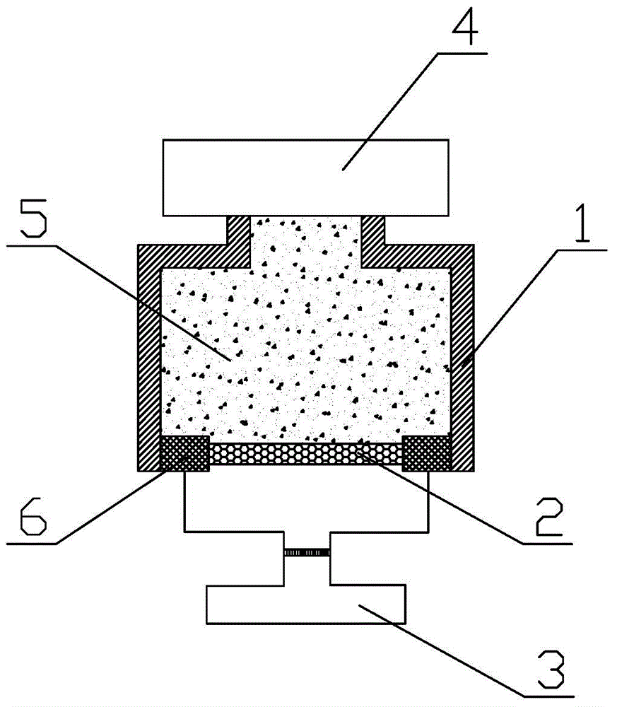 Method for preparing porous material with asymmetric structure