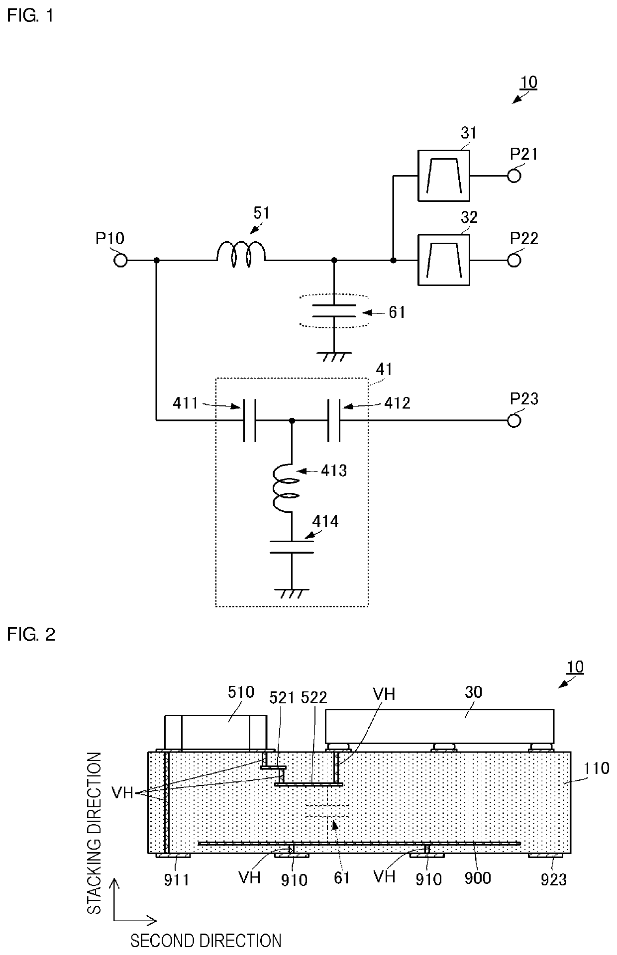 Radio-frequency front end circuit, high-frequency signal processing circuit, and communication device