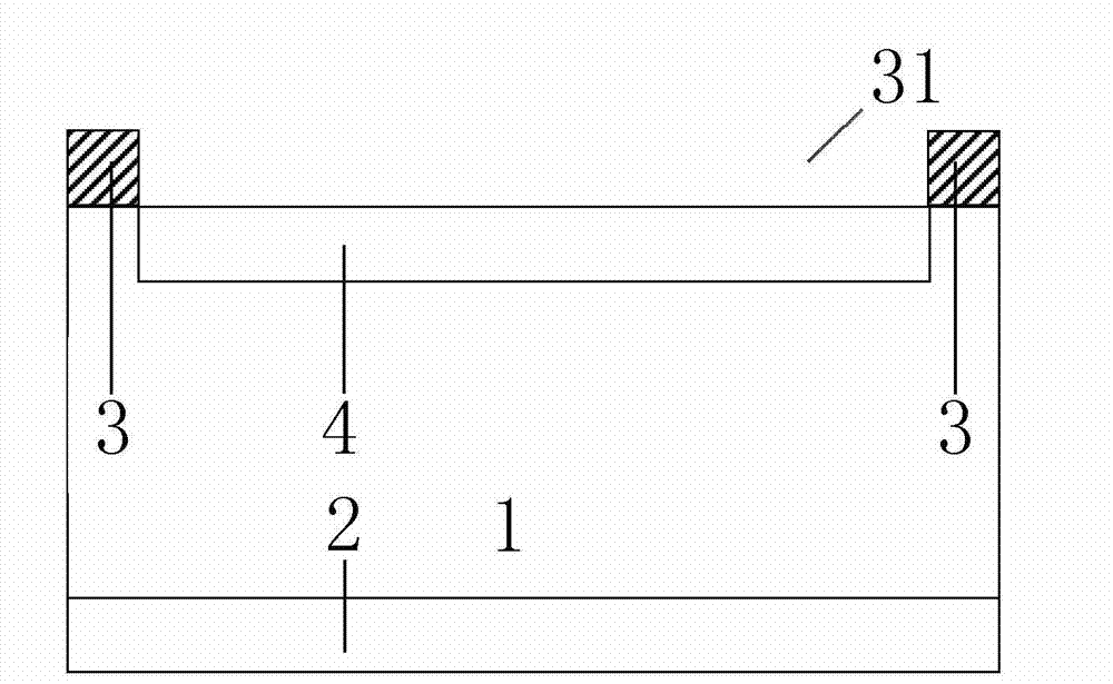 Silicon-based near infrared photoelectric detector structure and manufacturing method thereof