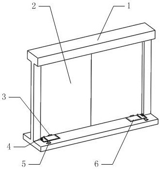 Large-angle swing floor spring