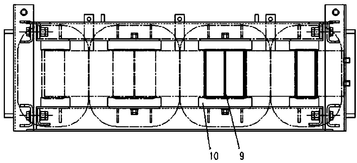 Amorphous alloy transformer body structure having short-circuit resistant capability