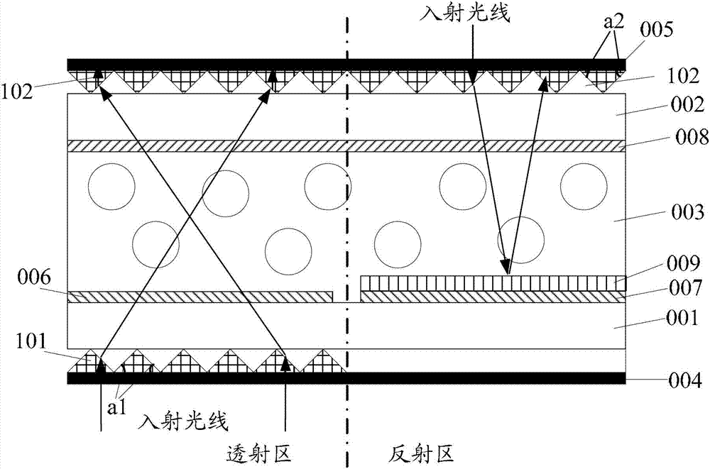 Blue-phase liquid crystal panel and display device