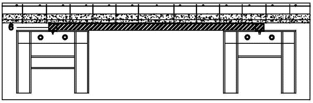 Supporting structure for fabricated structure beam plate connection and mounting method