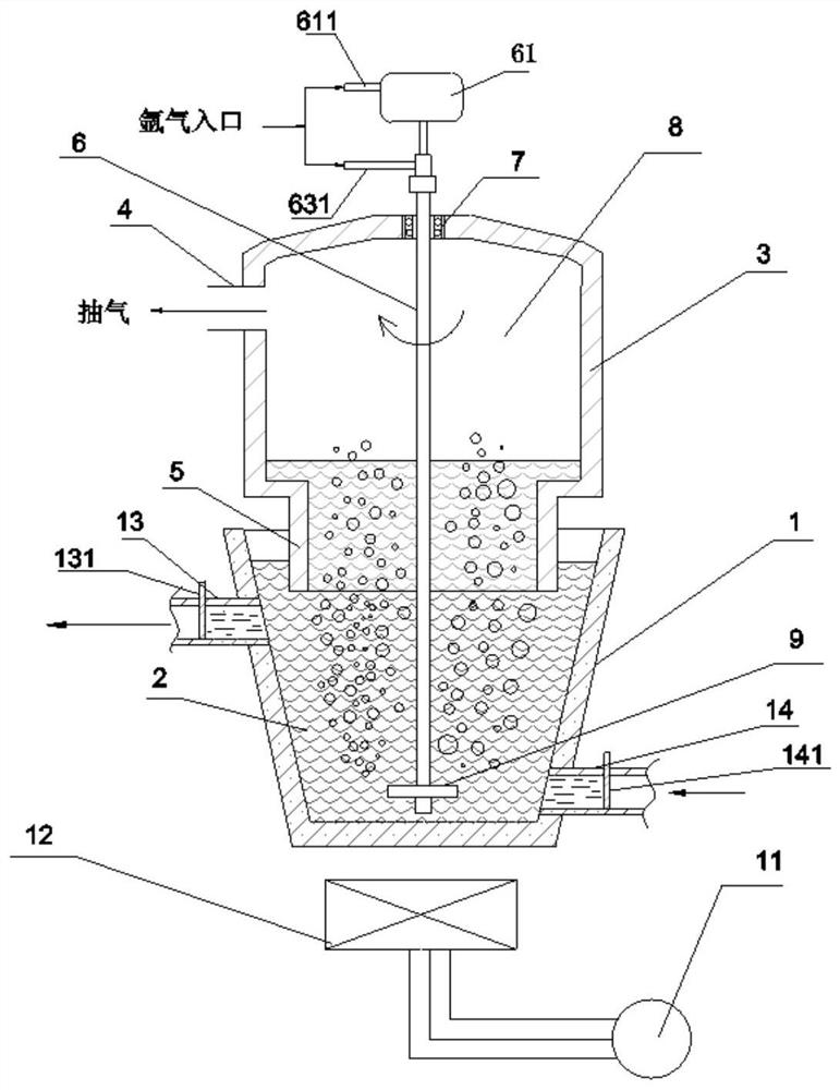 Melt-control in-situ synthesis aluminum matrix composite pressure-regulating casting method and system