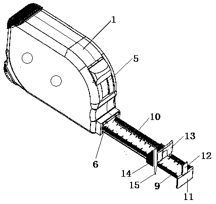 Line drawing steel tape